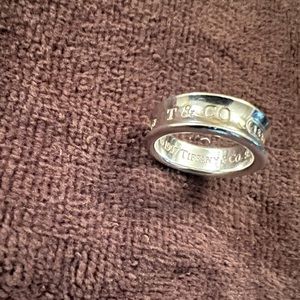 Tiffany & Co. Sterling Silver 1837 ring